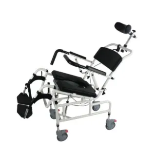 Silla de ruedas para ducha basculante