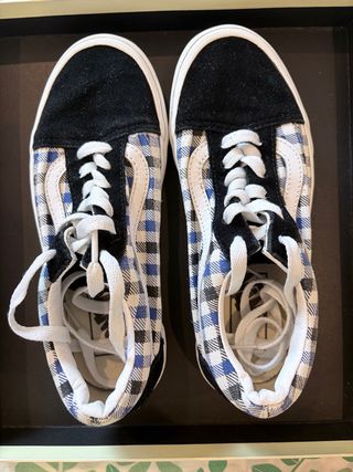 Vans Old Skool cuadros talla 36