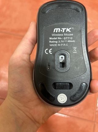 Ratón MTK GT712 Negro/Gris