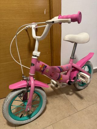 Bicicleta infantil rosa para 3-4 años