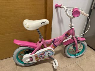 Bicicleta infantil rosa para 3-4 años