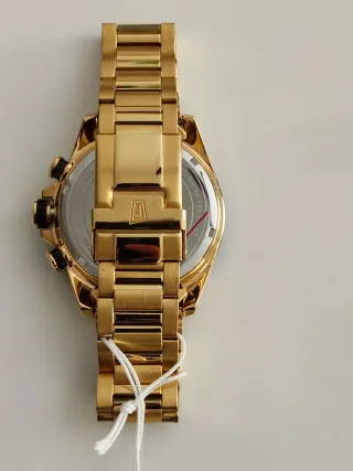 Reloj Festina Cronógrafo Dorado Esfera Verde