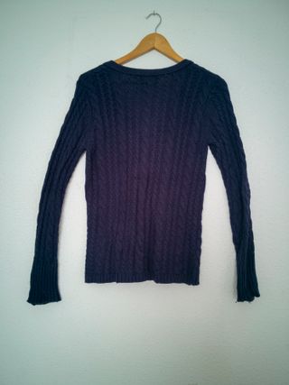 Cárdigan Zara azul marino botones Talla M