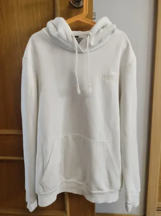 Sudadera Puma Blanca Talla M
