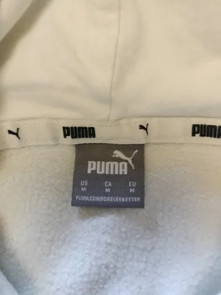 Sudadera Puma Blanca Talla M
