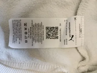 Sudadera Puma Blanca Talla M