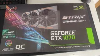 Tarjeta Gráfica Asus GTX 1070 STRIX OC