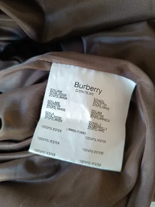 Vestido Burberry cuadros lana (talla pequeño)