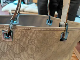 Bolso Gucci Eclipse Lona Beige