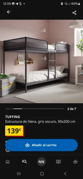 Litera infantil metálica