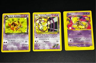 Lotto Carte Pokémon Abra e Kadabra