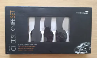 Set 6 coltelli per formaggio MasterClass in acciaio inox