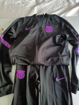 Conjunto Chandal FC Barcelona Nike Negro Rosa