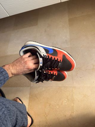 Zapatillas Nike Dunk Negras Naranja Azul Gris