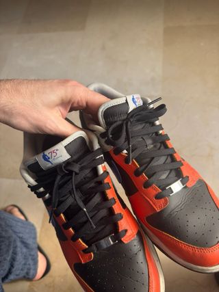 Zapatillas Nike Dunk Negras Naranja Azul Gris