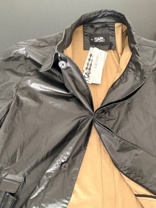 Karl Lagerfeld Chaquetón Negro Unisex