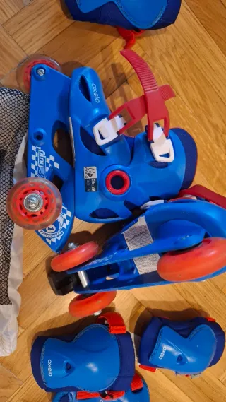 Patines ajustables Oxelo con protecciones