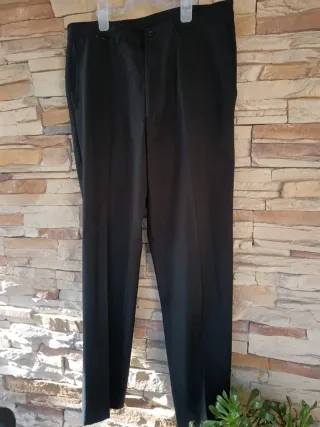 Pantalón de vestir negro hombre