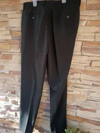 Pantalón de vestir negro hombre