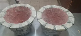 2 Vasi in Pietra e Terracotta