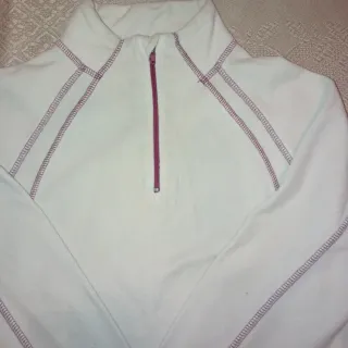 Forro polar blanco con cremallera xs Izas