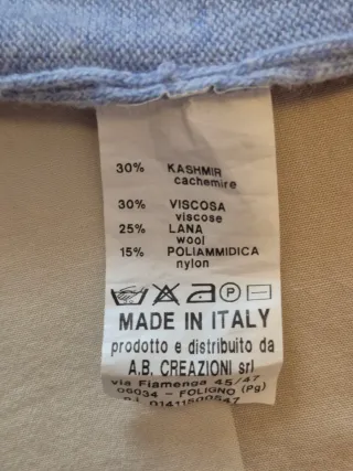 Maglione uomo Abash.it cashmere blu