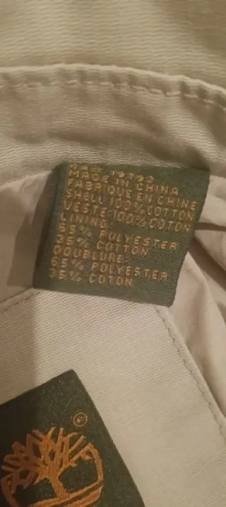 Trench Timberland Beige XL