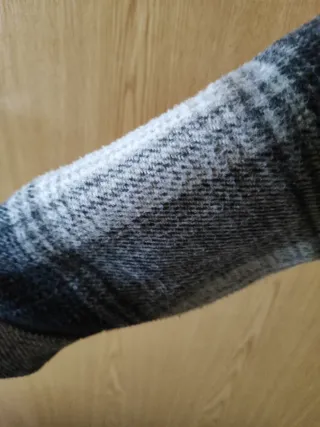 Chaqueta Zara cuadros blanco y negro