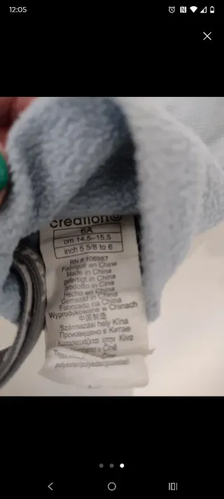 Guantes de esquí celestes talla 6