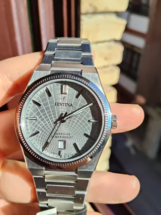 Reloj Festina Esfera Gris Acero
