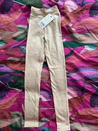 Leggings Calzedonia beige mélange