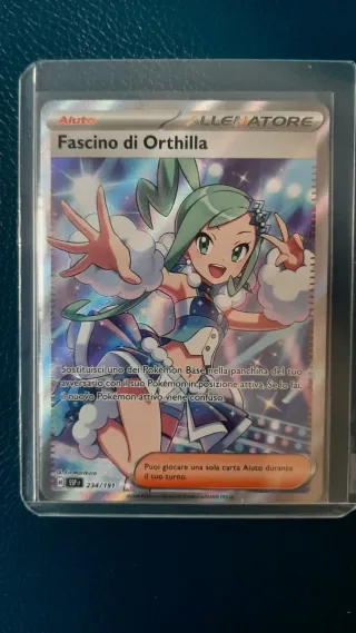 Carta Pokemon Fascino di Orthilla Allenatore