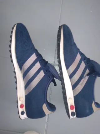 Scarpe da tennis Adidas uomo blu e argento