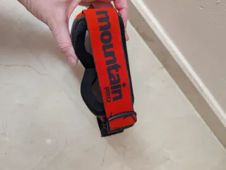 Gafas de nieve infantiles rojas