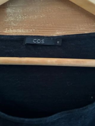 Camiseta COS de Lino 100% Talla M Negra