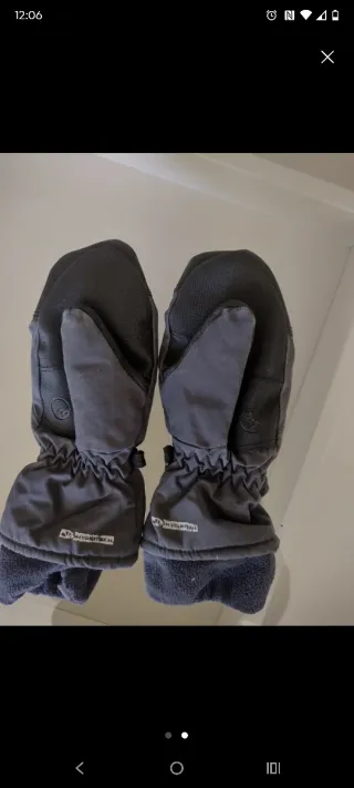 Guantes esquí niño azul 4 años