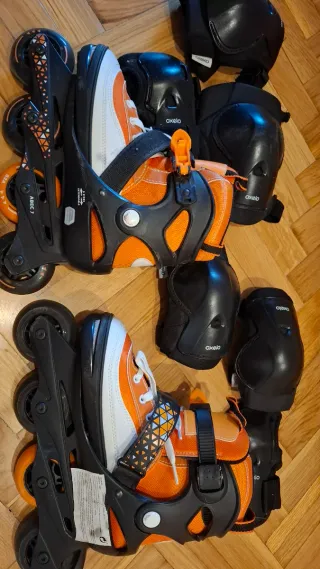 Patines en línea y protecciones Oxelo
