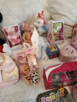 Lote de juguetes para bebé y niña