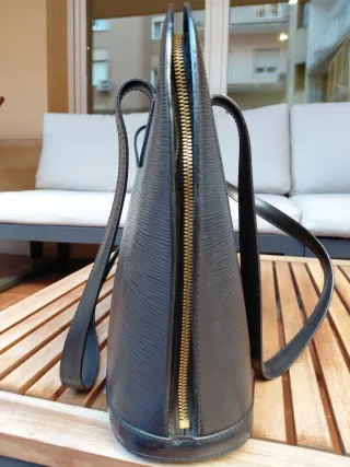 LOUIS VUITTON LV Luissac Epi Cuero Negro original