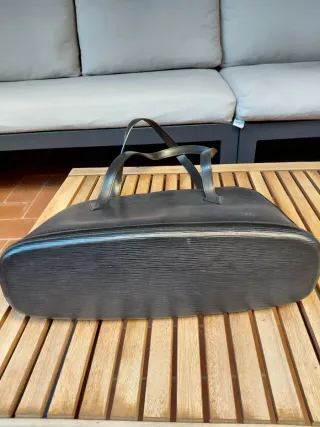 LOUIS VUITTON LV Luissac Epi Cuero Negro original
