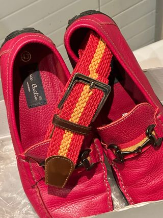 Mocasines Paco Cecilio Talla 43 con Cinturón. Piel