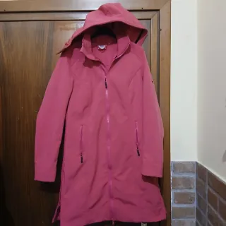 Cappotto lungo donna fucsia taglia 44