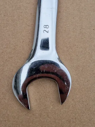 Llave Fija 25-28 mm Cromo vanadio