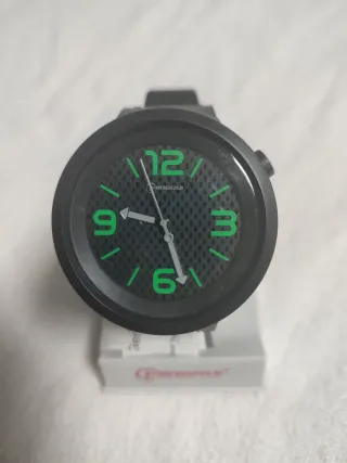 Reloj deportivo Cangrui negro y verde