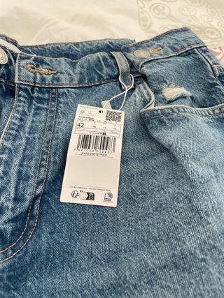 Pantalón vaquero Mango wideleg