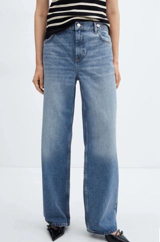 Pantalón vaquero Mango wideleg