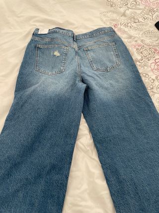 Pantalón vaquero Mango wideleg