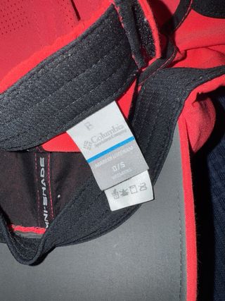 Gorra Columbia Roja talla s