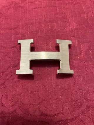 Fibbia Hermès Argento