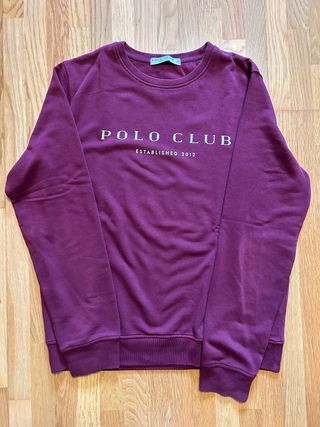 Sudadera Polo Club Morada